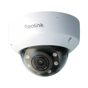 Reolink Câmara IP Dome 8MP PoE - 8MP (5120x1552) @ 30FPS | 4K Ultra HD - PoE / Luz LED / Antivandálico IK10 - Deteção por IA de Pessoas / Veículos / Animais de estimação - Áudio bidirecional / ranhura para MicroSD - Apta para exterior