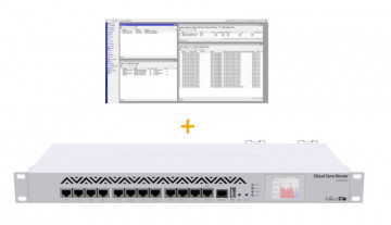 Router 12x GB Ethernet + Service Configuration. 19 "Rack Installation, 1u