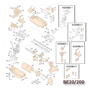 RS628 - Tampa superior da serie BE20