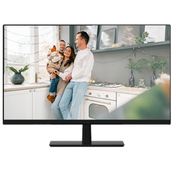SAFIRE Monitor LED 24 "4N1 - Conçu pour la vigilance vidéo 24/7 - HDMI et BNC - Résolution 1920x1080 - Aucune distorsion d'image - Soporto Vesa 100x100 mm