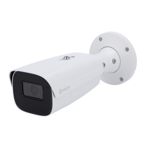 Safire Smart – Advanced AI Range I1 Bullet IP-Kamera – 4 Megapixel Auflösung (2592 x 1520) – 5–50 mm motorisiertes Objektiv | Audio | IR 100 m – Erweiterte KI: Umfang, Gesichtserkennung, Zählung, Metadaten – IP67-Wasserdichtigkeit | PoE (IEEE802.3af) |Alarm