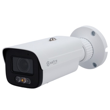 Safire Smart - IP camera Bullet E1 Artificial Intelligence - Resolution 6 Megapixel (3200 × 1800) - Motorized lens 2.8-12 mm | Audio In | DL 50M - AI: Human and Vehicle Classification - IP67 Impermeability | Poe (IEEE802.3AF)