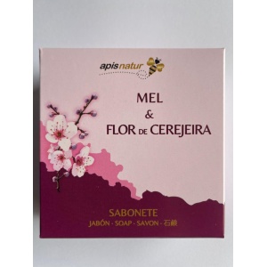 Savon avec du miel de montagne et 100 g de fleur de cerise