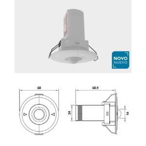 Sensor Casambi 360º 24Vdc (inclui fonte 230AC) + DALI MASTER
