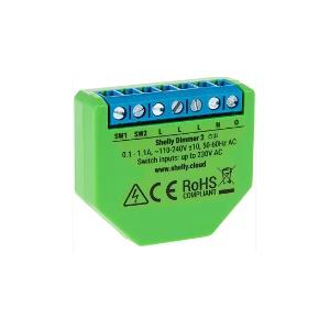 Shelly Dimmer 2 - Intelligent WiFi Dimmer Controller Module for Lighting -