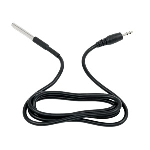 Shelly Temperature Sensor DS18B20 3.5 mm Jack 1m - Medición precisa de temperatura de -55°C a +125° - Alta precisión de ±0,5°C entre -10°C y +85°C - Sonda impermeable en acero inoxidable AISI 304 - Conexión rápida mediante conector Jack de 3,5 mm - Compat