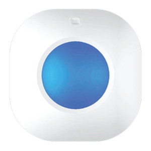Sirene para interior - Sem fios - Antena interna - Potência 90 dB e luz intermitente - Uso interior - Conexão direta Plug&amp;Play a AC 220 V