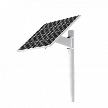 Sistema autónomo de suministrar de energía a CCTV - Panel solar de 100W - Batería de litio Lifeelo 512Wh (40Ah) - Regulador MPPT integrado - Apoyo a ancla de mástil - RS-485 a comunicación