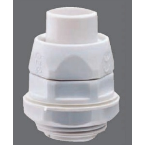 SOFLIGHT - BTPVC-PG9CZ - Bucim p/Tubo Flexible PVC PG9 Gris Ral 7035