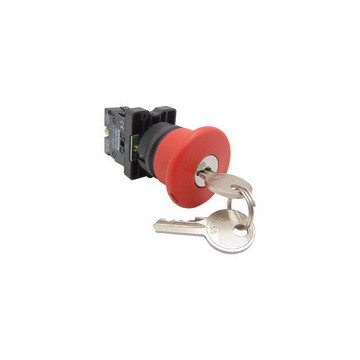 SOFLIGHT - SL -CPB01 -As142 - COG button. C/ ENC.C/ CHA PLASTIC M22 RED 1C