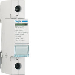 SPN015D - Cart.Recharg 15ka P/SPN215/415D HAGER EAN: 3250615660183