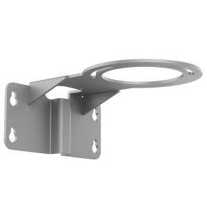 Suporte de parede - Capacidade de carga 3 kg - Adequado para câmaras box - Apto para uso no exterior - 150 (Al) x 74 (Lg) x 180.6 (Fd) mm - Cor cinza