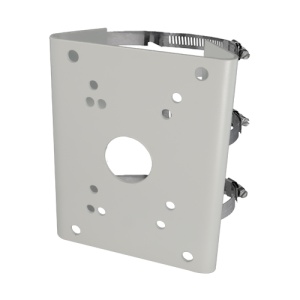 Suporte para mastros/postes - Compatível com SD61XX - Intervalo diâmetro 103~127 mm - Apto para uso no exterior - Cor branca 180 (A) x 150 (L) x 48 (A) x [%VAR%] (P) mm - Passador de cabos