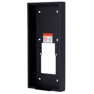 Suporte para videoporteiro - Específico para Akuvox AK-R27(8)A - Medidas: 279 (Al) x 129 (Lg) x 28 (Fd) mm - Fabricado em aço galvanizado - Montagem na superfície - Fácil instalação