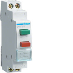 SVN371 - Botão de pressão duplo impulso 2NA HAGER EAN:3250615721891