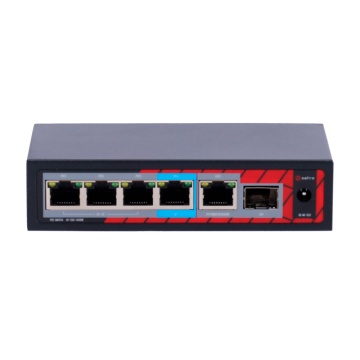Switch Extensor Poe Safire Inner - Large Range Poe Poe - 4 Ports Poe + 1 Uplink RJ45 +1 SFP - IEEE 802.3 AF/AT/BT - Maximum output power 60 W - Ports 10/100/1000 Mbps