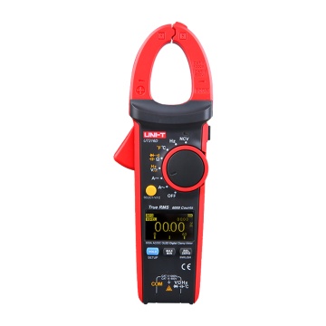 Tie d'ampérimétrique OLED - Mesure CC jusqu'à 1000V et 600A - AC Mesure jusqu'à 750 V et 600A - Résistance / capacité / fréquence / température - Auto Rango | Test de diodes | Vrai RMS | NVC - Ouverture de Twezers de 30 mm