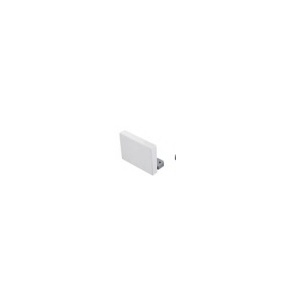 Topo plástico Branco para perfil ALBA