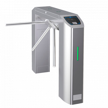 Torniquete de acceso bidireccional motorizado - 3 brazos giratorio automático | Apoyo doble - Cronograma, alarma e modos de apertura - Dimensiones do espaciado 600 mm [%Varilla%] mm | Fortaleza ajustable - Acero inoxidable SUS304 de 1.5 mm | IP54 - Compatible con si