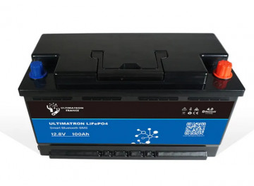 ULS-12-100h-Ultimatron 12.8V 100AH ​​LIFEPO4 Smart BMS Lithium battery with Bluetooth