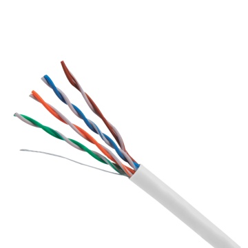 Uniview Cable UTI de categoría 5E,. - Conductor OFC,100% cobre - Diámetro 24 Awg-0,50mm - Certificado DCA-s2,d2,a1 - Cubrir exterior LSZH / Blanco - Proporcionó en caja de tarjeta de 305 medidores