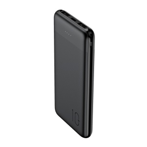 VEGER Power bank com LEDs de carregamento - Capacidade 10000mAh - Entradas USB-C, MicroUSB - USB-C, 2x saídas USB-A - Carregar dispositivos 3 de cada vez - Carregamento rápido PD20W