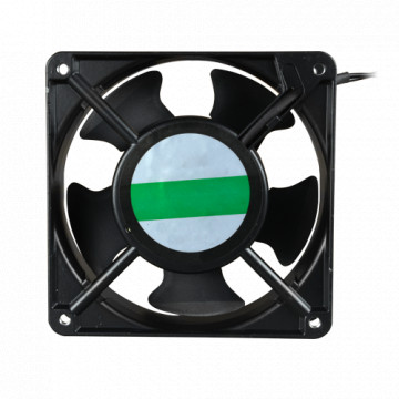 Ventilador especial para rack - Fácil instalação - Permite aumentar a ventilação e o esfriamento dentro do Rack - Fonte de alimentação por conector tipo F