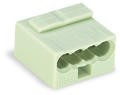WAGO - Micro Push Wire Ligador {0.6-0,8 mm '| Gris clair | 4 conducteurs | Réf. 243-304