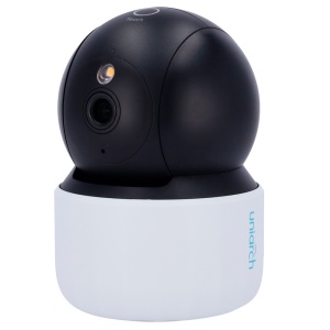 WLAN-IP-Kamera der Uniarch Panda S-Serie – Auflösung bis zu 3 Mpx, hohe Bildqualität – Erkennung von Personen, Fahrzeugen, Haustieren und Weinen – Intelligente Doppelbeleuchtung: IR und weißes Licht – Zwei-Wege-Audio: Mikrofon und Lautsprecher – Mikrofon