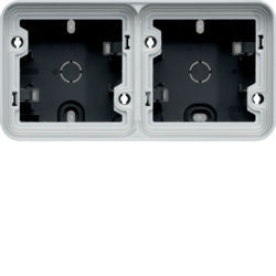 WNA685 - CUBYKO - CX. SAVENTE X2 HORI IP55, CNZ HAGER EAN: 3250617174855