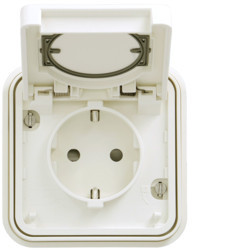 WNE160B - CUBYKO E - SCHUKO TAKING, WHITE HAGER EAN: 3250617173605