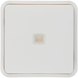 WNT912B - Tecla 1x cubyko KNX c/ sinaliz, br HAGER EAN:3250617178730
