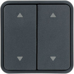 WNT974 - Llave 2x Cubyko Knx p/ 2 víveres, gris HAGER Ean:3250617178884