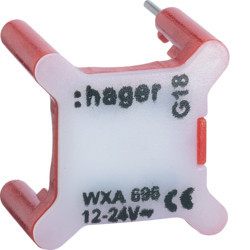 WXA696 - gallery Lâmpada p/interr. 12-24V, encarn HAGER EAN:3250617190589