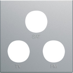 WXD256T - galería 2M Espejo TV+FM+Se sentó, aluminio HAGER Ean:3250617190909