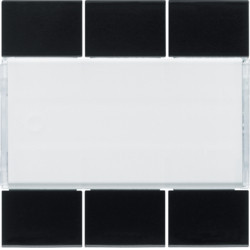 WXE306N - Llave x6 galería Knx, negro HAGER Ean:3250618500141