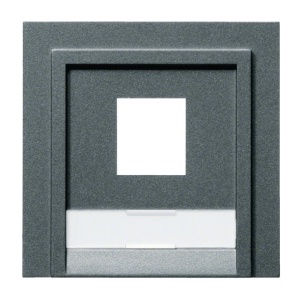 Wya447 - Mirror RJ45/Altif. Simple, anthracite