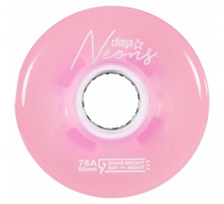 Chaya Led Wheels - Neon Pink - 65*38m/78a, 4-Pack - Img 2
