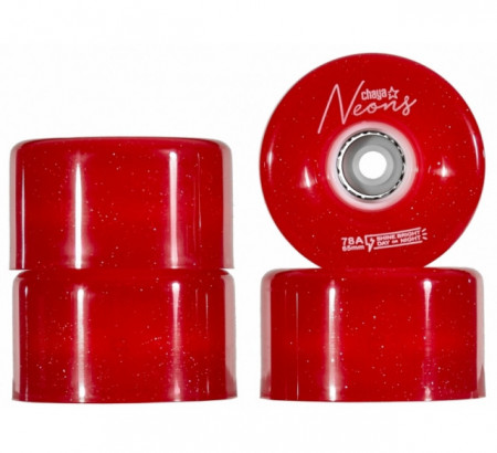 Chaya Led Wheels - Neon Red - 65*38m/78a, 4-Pack - Img 3