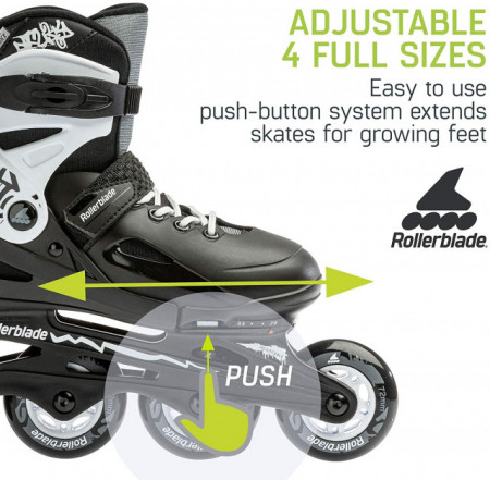 Rollerblade Fury Black/White - Img 7