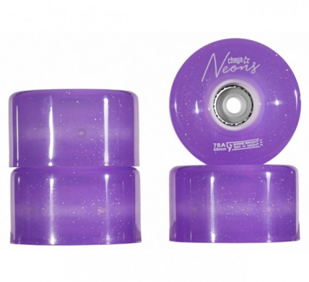 Chaya Led Wheels - Neon Purple - 65*38m/78a, 4-Pack - Img 2