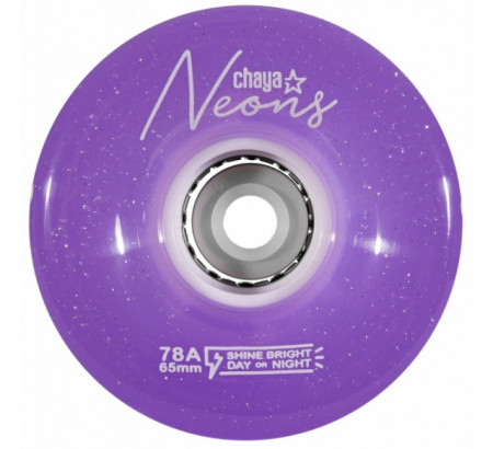 Chaya Led Wheels - Neon Purple - 65*38m/78a, 4-Pack - Img 3