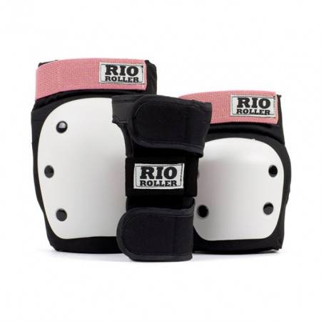 Rio Roller Triple Pad Set - Black/Pink - Img 2