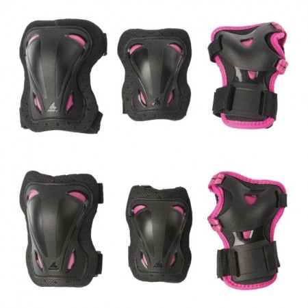 Rollerblade Skate Gear Junior W 3-Pack Preto/Rosa - Img 2