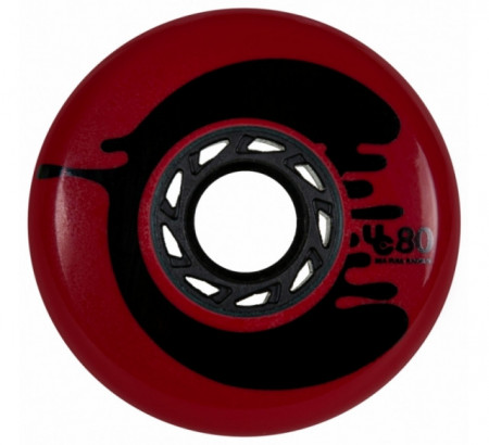 UNDERCOVER Cosmic 80mm/88a, full Radius Red/Black, 4-Pack - Img 3