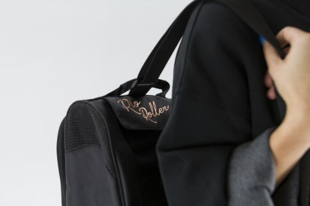 Rio Roller Rose Bag - Saco Porta-patins - Preto/Dourado - Img 5