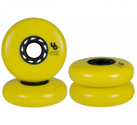 UNDERCOVER Team 80mm/86a, full Radius, yellow, 4-Pack - Img 2