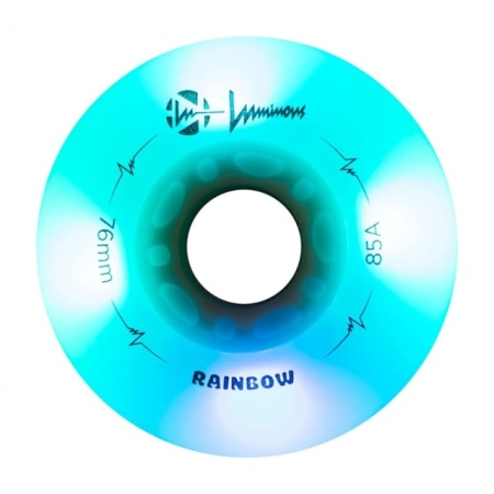 LUMINOUS Inline Led Wheels Rainbow - 76mm/85A 4-Pack - Img 2