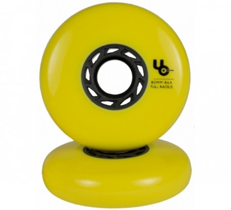 UNDERCOVER Team 80mm/86a, full Radius, yellow, 4-Pack - Img 3