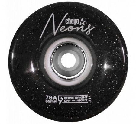 Chaya Led Wheels - Neon Black - 65*38m/78a, 4-Pack - Img 3